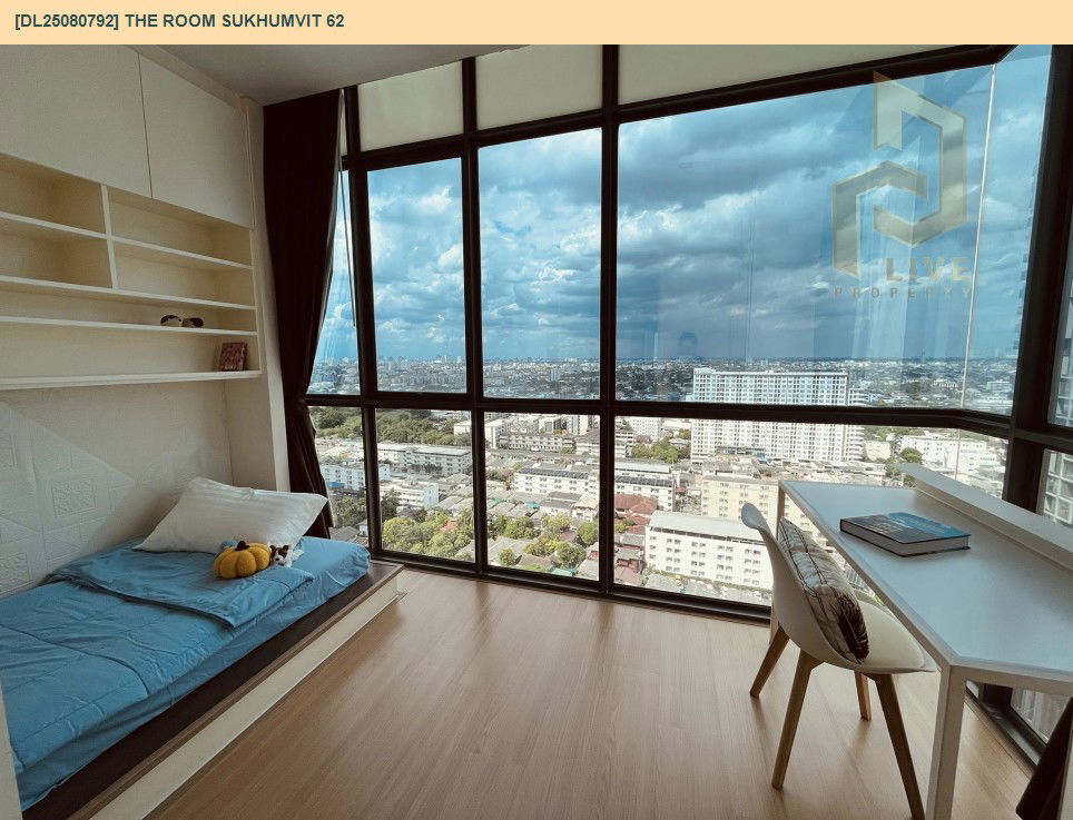 picture DL25080792 Condo for rent, The Room Sukhumvit 62 near BTS Punnawithi, ready to move in, call urgently 0656133286 LineID @534wlwof - 4/7