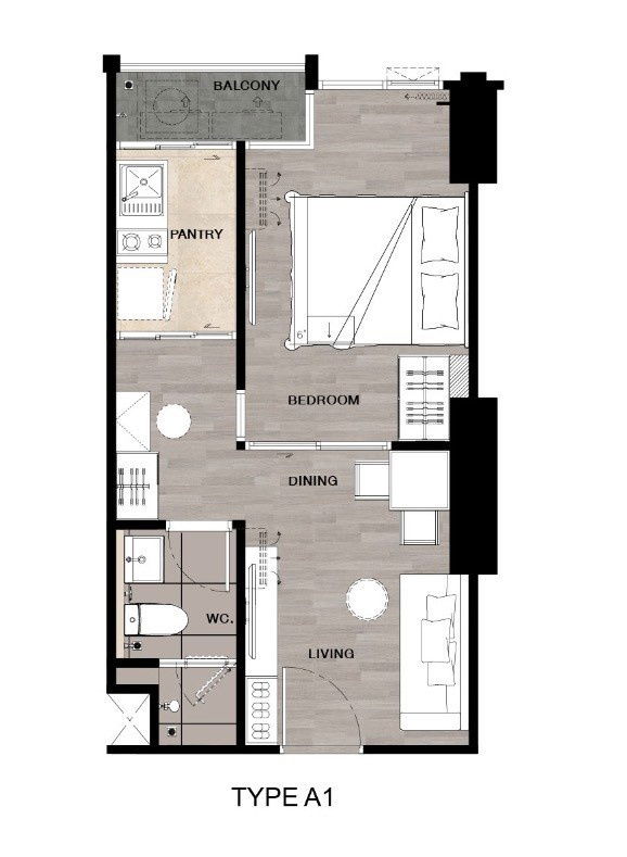 รูป ขาย คอนโด Niche MONO Mega Space บางนา - รูปที่ 8/8