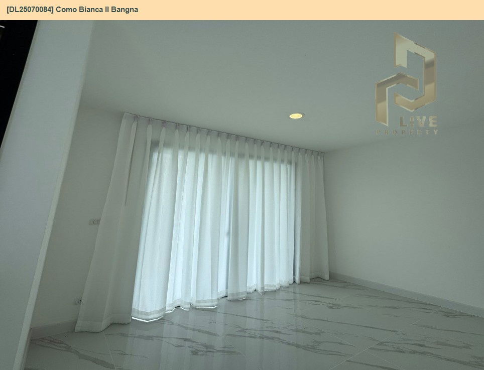 รูป DL25070051  ให้เช่าบ้านเดี่ยว โคโม่ เบียงก้า 2 บางนา (Como Bianca II Bangna) พร้อมเข้าอยู่ โทรด่วน 0638692663 LineID@655ebbvc - รูปที่ 4/12