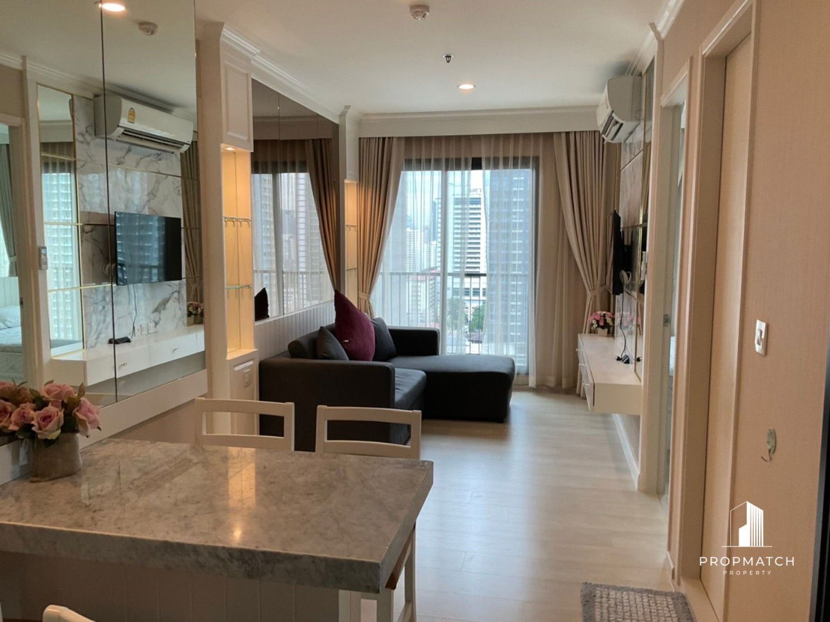 รูป ✨Flash Deal ✨ Life Asoke ( 2Bed 2Bath 55 SQM.) แต่งครบพร้อมอยู่ !! เพียง 32,000 บาทต่อเดือน Tel.0981315848 @propmatch - รูปที่ 3/8