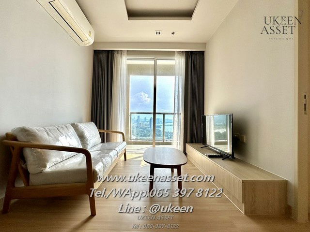 รูป UK01-086 ให้เช่าคอนโดสวยพร้อมอยู่ Yuu Condo ศรีราชา : 1 ห้องนอน 45 ตร.ม. วิวทะเลเต็มตา เฟอร์+เครื่องใช้ไฟฟ้าครบ | 20,000 บาท/เดือน - รูปที่ 13/25