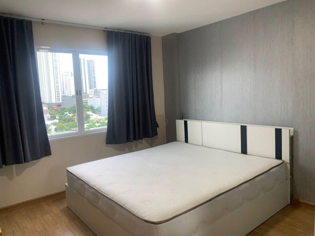 picture 📣 Ratchada 19, condo for rent, near MRT Ratchada and MRT Lat Phrao, just 700 meters, 8-minute walk. Washing machine, refrigerator, microwave, TV - 4/9