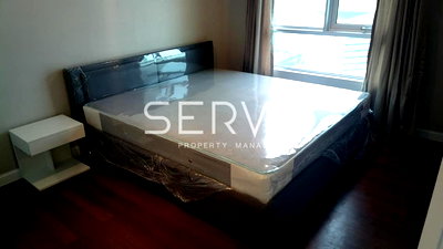 Condos for sale : 2 Beds Super High Fl. 30+ Large Room Good Location MRT Phra Ram 9  500 m. and CentralPlaza @ Belle Grand Rama 9