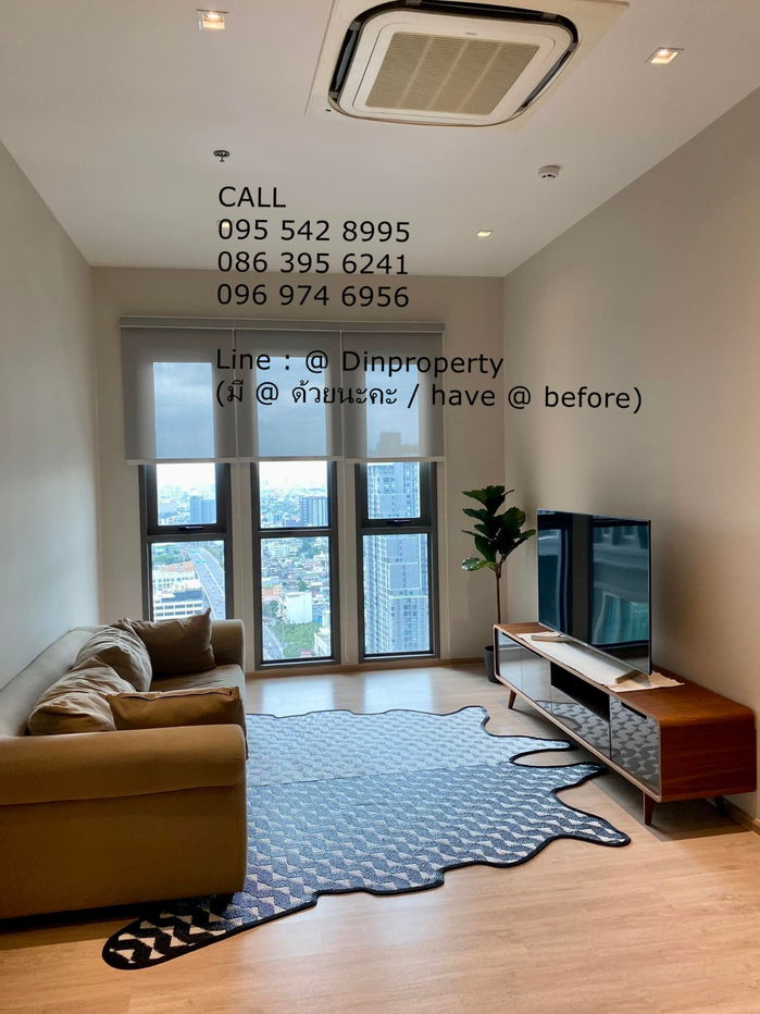 picture Rent  Whizdom Station Ratchada - Thapra , 2 bed , BTS talad phu , near the mall thapra ,Line@ : @dinproperty - 2/5