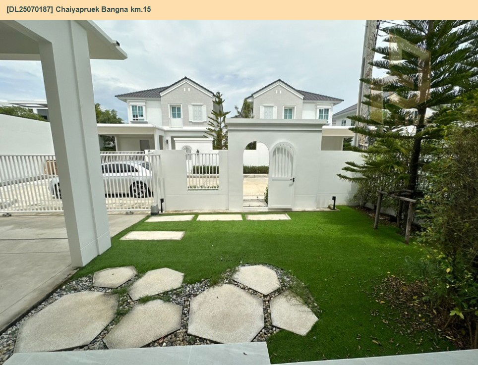 picture DL25070187 Single house for rent at Chaiyapruek Bangna km.15, ready to move in. Call 0638692663 Line ID @655ebbvc - 12/13