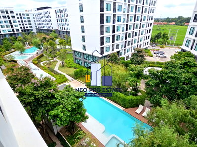 Condos for rent 62 BLOCS Market : Condo for Rent in Khon Kaen – Chatpetch Park Condo, Near Khon Kaen University, Pool View, North Facing