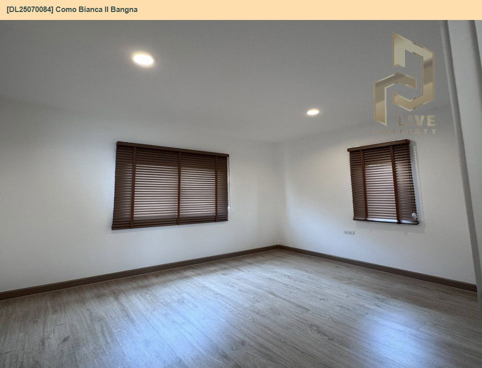 รูป DL25070051  ให้เช่าบ้านเดี่ยว โคโม่ เบียงก้า 2 บางนา (Como Bianca II Bangna) พร้อมเข้าอยู่ โทรด่วน 0638692663 LineID@655ebbvc - รูปที่ 9/12