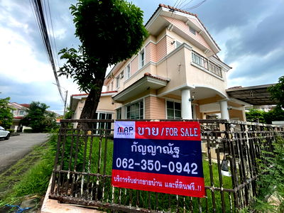 บ้านเดี่ยว ถนนเทพรักษ์ : บ้านเดี่ยวโครงการมัณฑนา วัชรพล รามอินทรา2