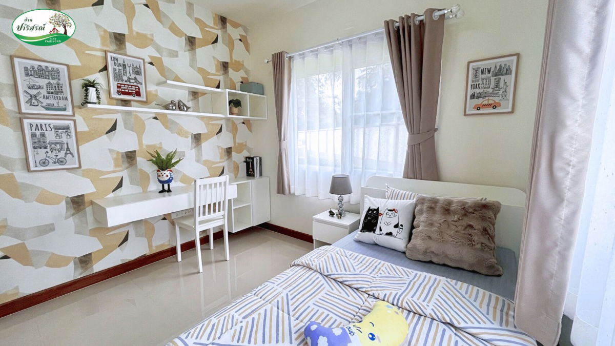 picture House for sale with furniture, 1 baht of gold given away - 35/44