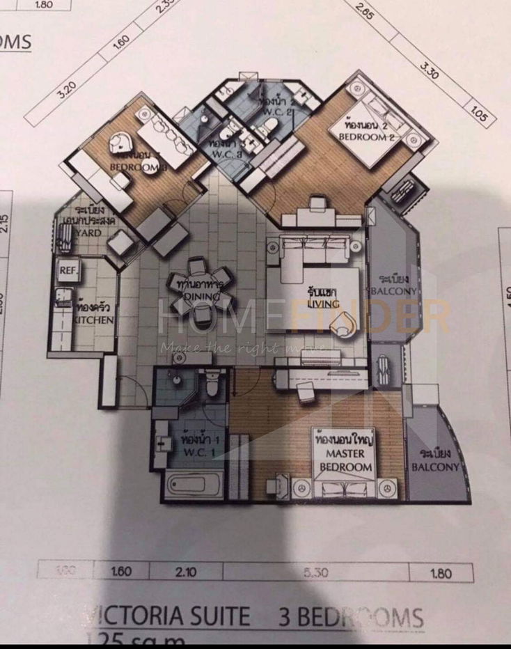 รูป Supalai Wellington 3 bedrooms, for sale - รูปที่ 7/8