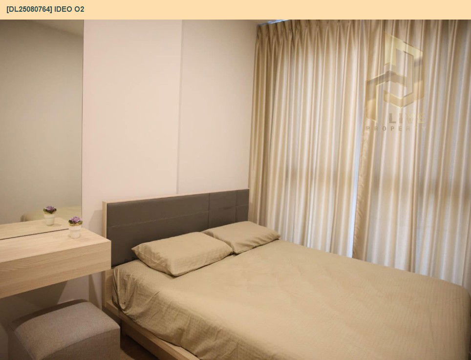 รูป DL25080764 ให้เช่าคอนโด ไอดีโอ โอทู (IDEO O2) ใกล้ BTS บางนา พร้อมเข้าอยู่ โทรด่วน 0638692663 LineID @655ebbvc - รูปที่ 5/21