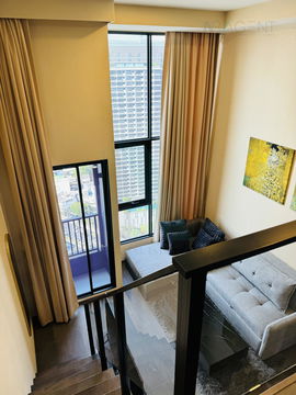 📌 For Rent Condo PARK ORIGIN CHULA - SAMYAN Building 1, Floor 30,Duplex, Room size 35.00 sqm
