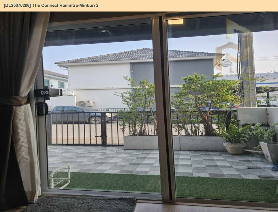 picture DL25070206 Townhome for rent, The Connect Ramintra-Minburi 2 (The Connect Ramintra-Minburi 2), ready to move in, call 0638692663 LineID@655ebbvc - 6/11