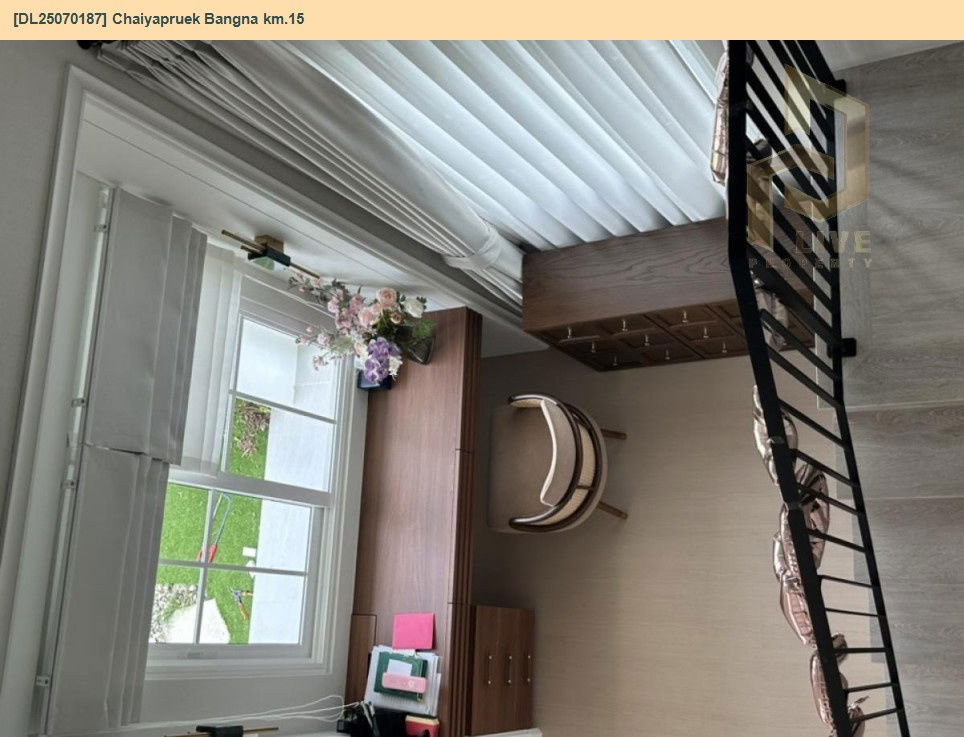 picture DL25070187 Single house for rent at Chaiyapruek Bangna km.15, ready to move in. Call 0638692663 Line ID @655ebbvc - 7/13