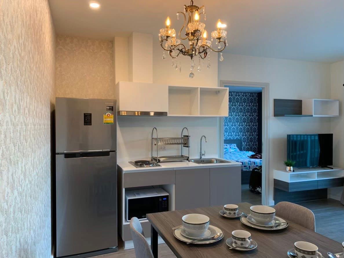 picture ♦️For rent: D Condo Ping, 2 bedrooms, pool view, most beautiful, Building A, 60 sq m. ☎️064-792-4426 (Ben) - 10/23