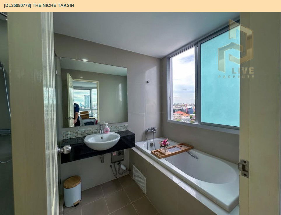 picture DL25080778 Condo for rent, The Niche Taksin near BTS Wongwian Yai, ready to move in, call urgently 0656133286 LineID @655ebbvc - 7/11