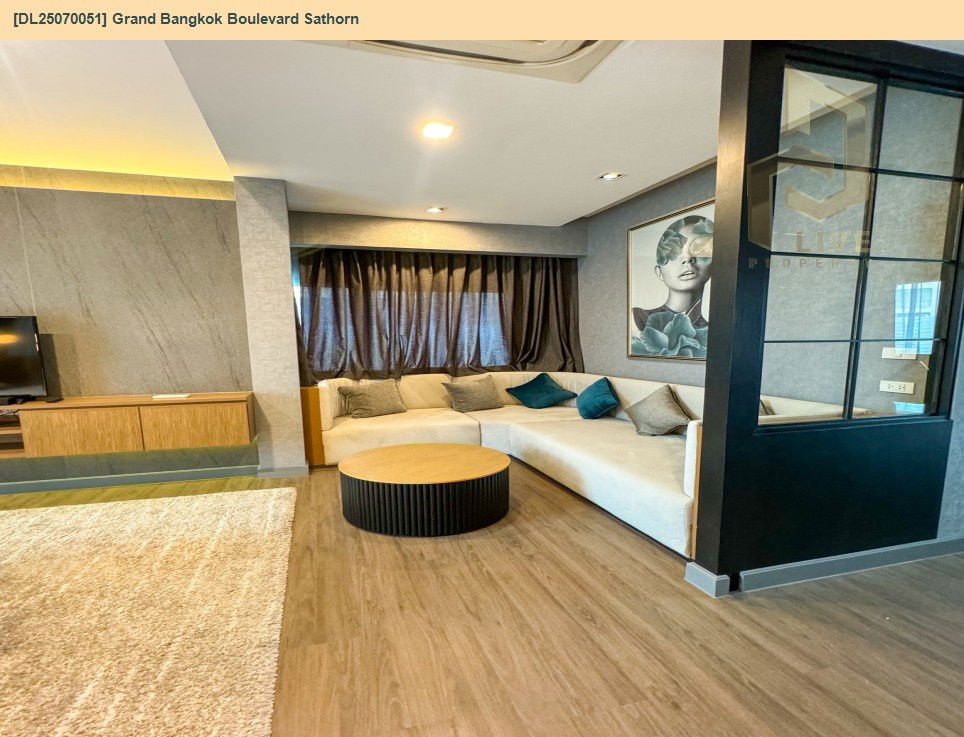 รูป DL25070051  ให้เช่าบ้านเดี่ยว แกรนด์ บางกอก บูเลอวาร์ด สาทร (Grand Bangkok Boulevard Sathorn) พร้อมเข้าอยู่  โทรด่วน 0638692663 LineID@655ebbvc - รูปที่ 4/14