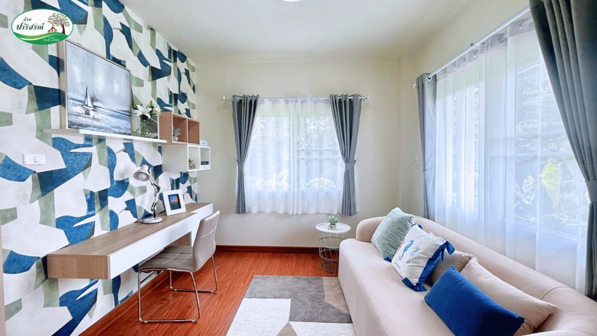picture House for sale with furniture, 1 baht of gold given away - 18/44