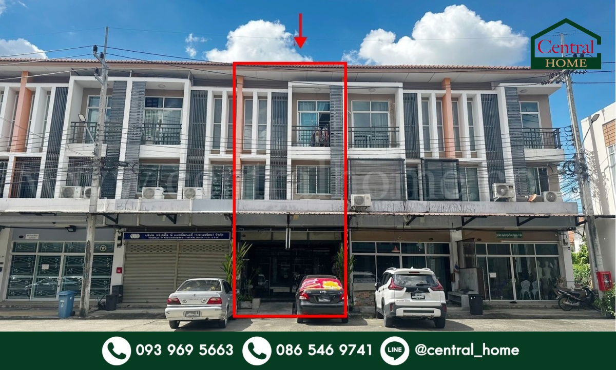 รูป อาคารพาณิชย์ 3 ชั้น ไอลีฟ ทาวน์ ลำลูกกา คลอง 3 ถูกสุดในโครงการ - รูปที่ 1/14