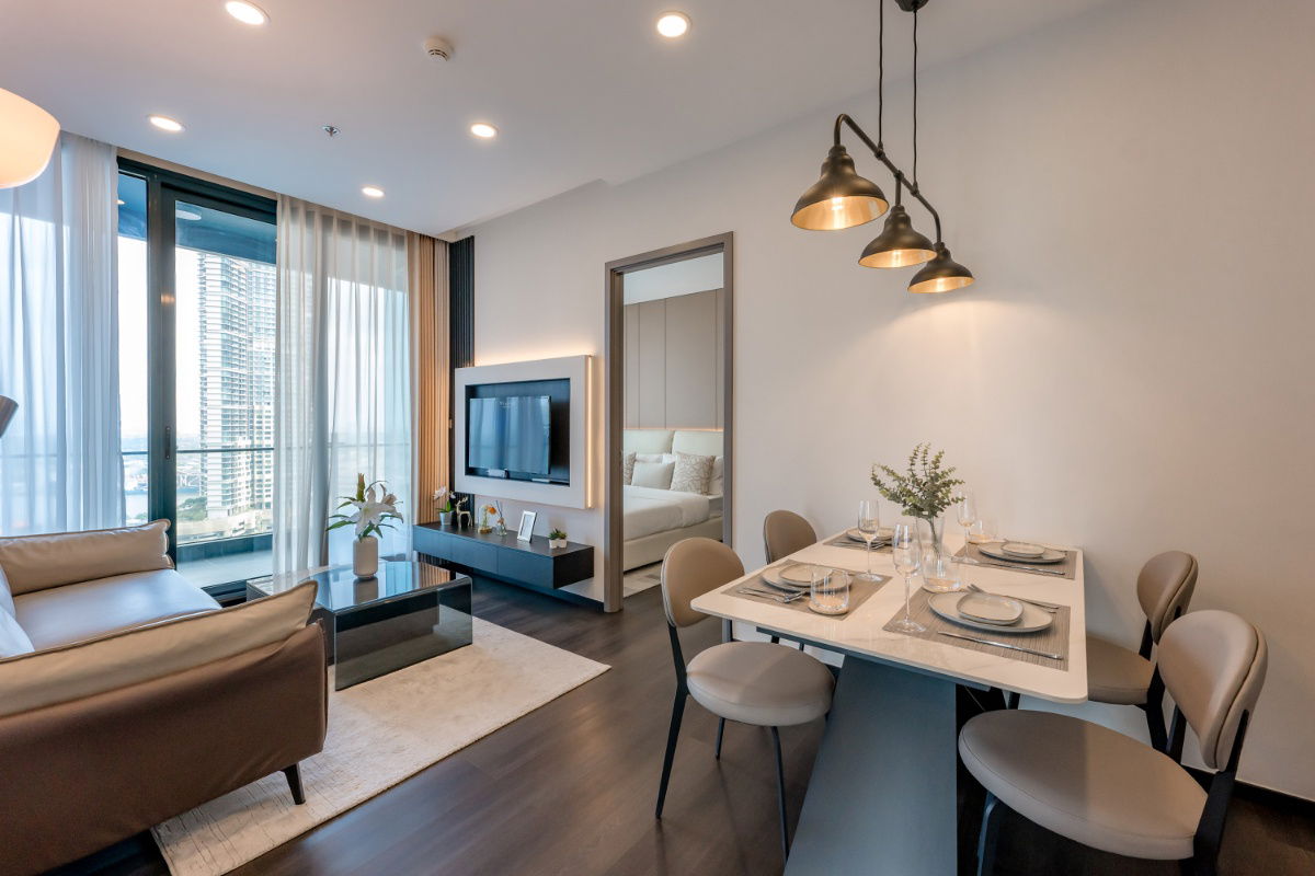 รูป Sapphire Condominium พระราม 3 – 2 ห้องนอน ขนาดใหญ่ พร้อมวิวแม่น้ำ | เริ่มต้นเพียง 6.39 ล้านบาท - รูปที่ 9/35
