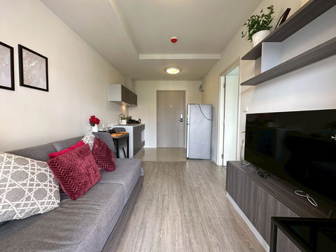 D Condo Rin ให้เช่า 12,000 บาท/เดือน 🛏️ #ติดเซ็นทรัลเฟสฯ ว่างพร้อมอยู่ 