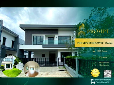 บ้านเดี่ยว ถนนสุขุมวิท : ST13547 - THE CITY SUKHUMVIT - Onnut