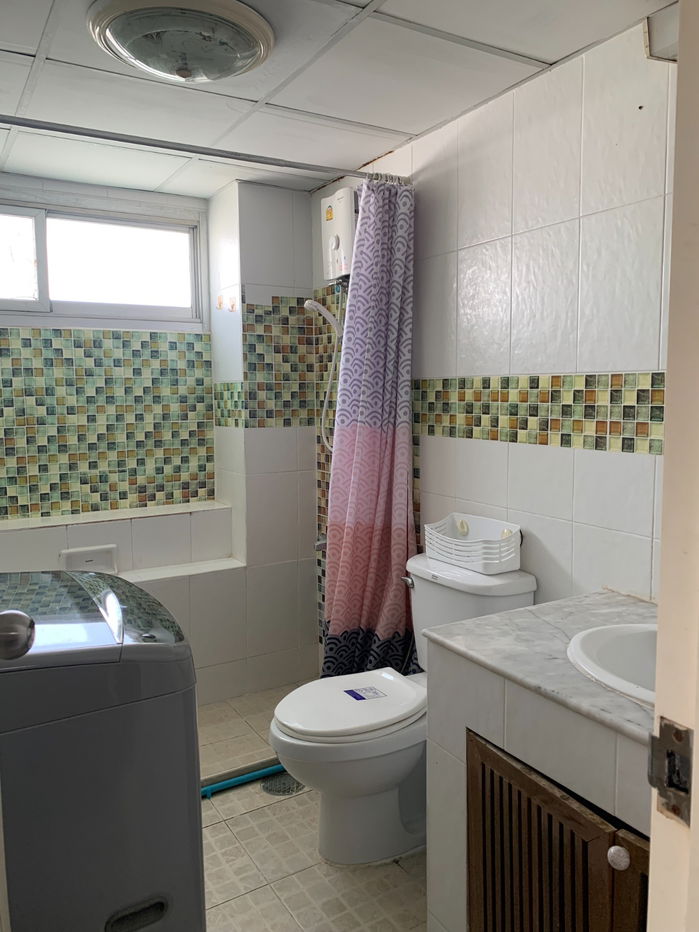 picture Condo for rent, Sammakorn Ramkhamhaeng, large room, ready to move in, swimming pool view - 8/8