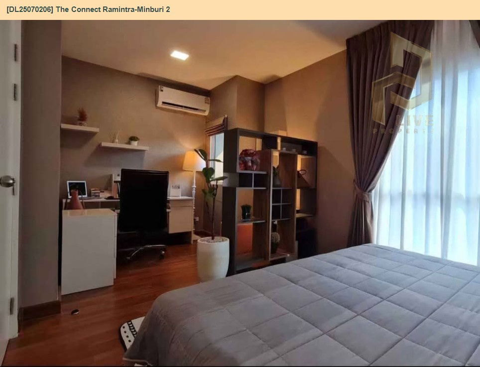 picture DL25070206 Townhome for rent, The Connect Ramintra-Minburi 2 (The Connect Ramintra-Minburi 2), ready to move in, call 0638692663 LineID@655ebbvc - 8/11