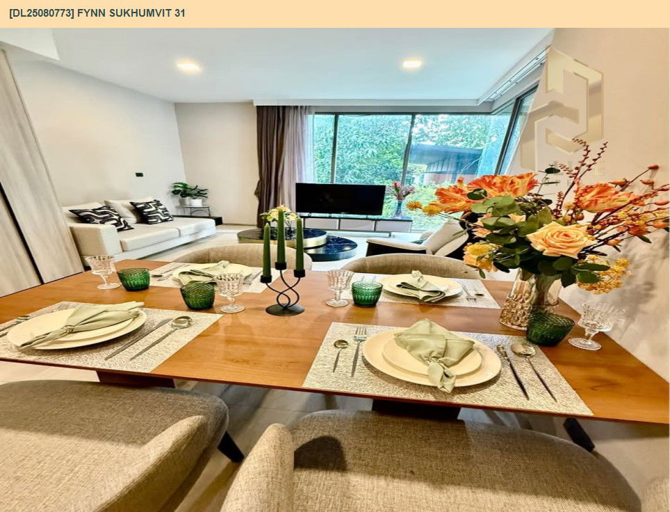 picture DL25080773 Condo for rent, FYNN Sukhumvit 31 near MRT สุขุมวิท, ready to move in, call urgently 0656133286 LineID @655ebbvc - 8/28