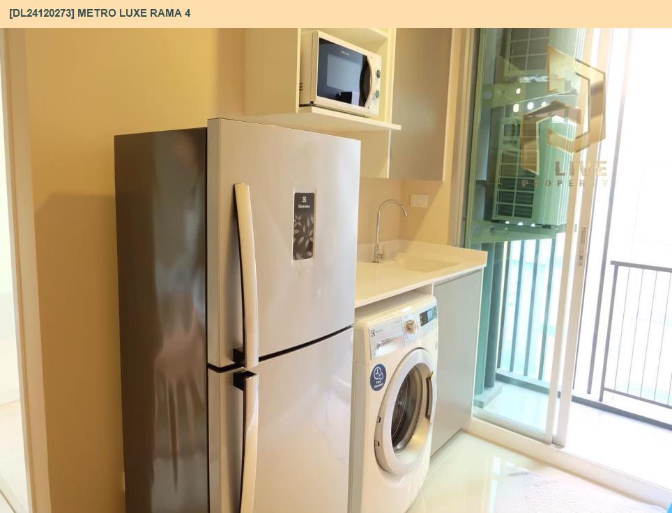 picture DL24120273 Condo for rent, Metro Luxe Rama 4 near BTS Ekkamai, ready to move in, call urgently 0656133286 LineID @655ebbvc - 5/6