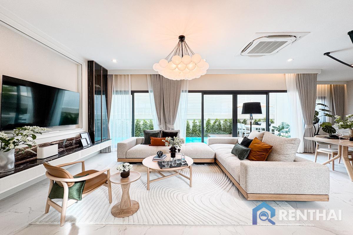รูป บ้านหรูในพัทยา พร้อมเฟอร์นิเจอร์ครบ ในราคาที่ดีที่สุด - รูปที่ 8/25