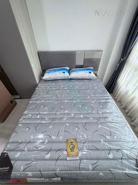 📌 For Rent Condo NICHE ID SUKHUMVIT 113 Building D, Floor 3,1 bed room, Room size 28 sqm