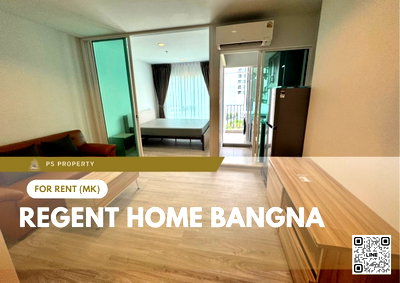 Condos for rent : For rent 📍 Regent home bangna 📍 Fully furnished and equipped, near BTS Bangna