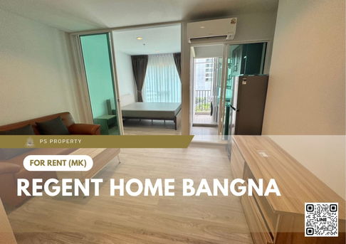 ให้เช่า 📍 Regent home bangna 📍 เฟอร์นิเจอร์ และ เครื่องใช้ไฟฟ้าครบ ใกล้ BTS บางนา