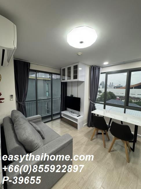 รูป P-39655 ให้เช่า คอนโด เมโทร ลักซ์ โรสโกลด์ พหลฯ-สุทธิสาร Samsen Nai, Phaya Thai, Bangkok พร้อมอยู่ ราคาถูก Line Id @easythaihome 085-592-2897 - รูปที่ 6/12
