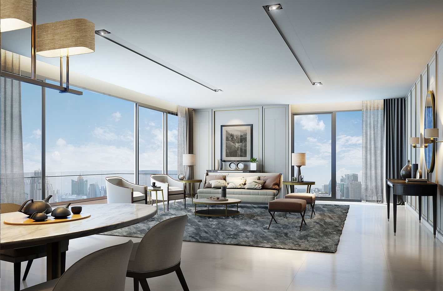 picture Q 1 Sukhumvit 4 bedrooms, for sale - 5/9