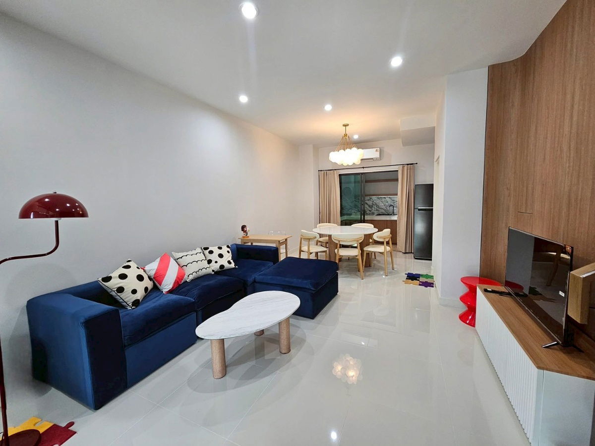 รูป 📍ให้เช่าทาวน์โฮม 3 ชั้น บ้านกลางเมือง พระราม 9 – กรุงเทพกรีฑา 🏡 บ้านใหม่ พร้อมเข้าอยู่ ตกแต่งครบ! ทำเลดีมาก ใกล้ทางด่วน - รูปที่ 2/15