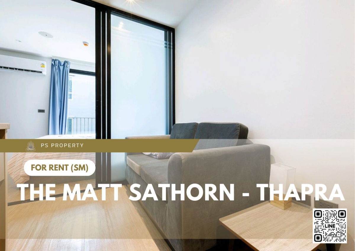 รูป ให้เช่า ✨ The Matt Sathorn - Thapra ✨ เฟอร์นิเจอร์ และ เครื่องใช้ไฟฟ้าครบ ใกล้ BTS Talat Phlu - รูปที่ 1/7