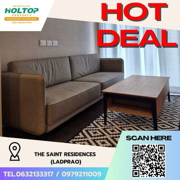 #Z2120💥250868🔥 Condo for rent: The Saint Residences (Ladprao)