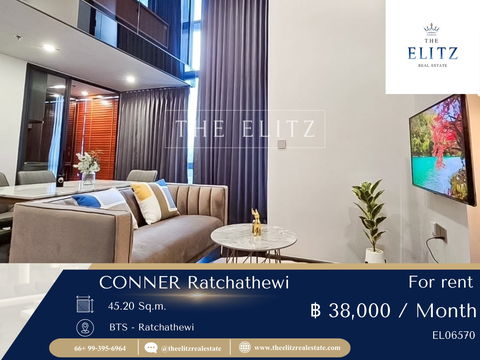 ✨ ด่วน!! CONNER Ratchathewi ห้องแต่งครบพรีเมียม ราคาพิเศษ รีบคว้าก่อนหลุด 💯