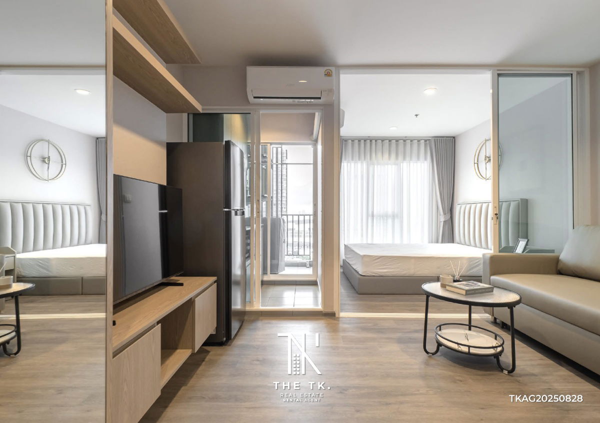รูป ให้เช่าคอนโด Regent Home Bangna ขนาด 28 ตร.ม. 1 ห้องนอน 1 ห้องน้ำ ใกล้ BTS บางนา | ติดต่อคุณทีเค Line ID @637ilhsj - รูปที่ 3/15