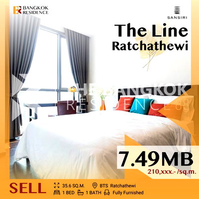 Condos for sale : The Line Ratchathewi 🌟Best Deal! Beautiful Room at the Best Price🌟Near BTS Ratchathewi