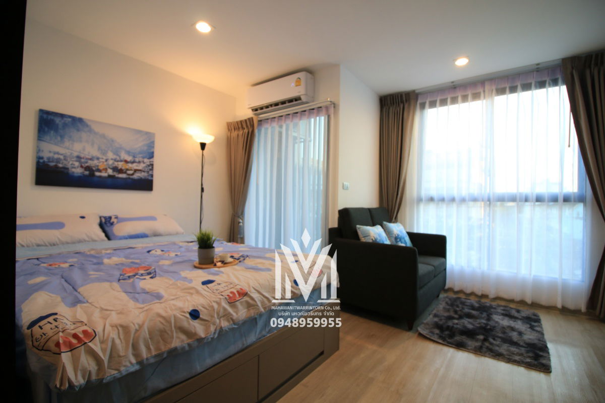 รูป ให้เช่า The Matt Condo sukumvit 101/1 ค่าเช่า 8,000 บาท  ห้องพร้อมเข้าอยู่เลย   , ตึกทรูดิจิทัล  🚝 ใกล้รถไฟฟ้า BTS ปุณณวิถี  - รูปที่ 6/11