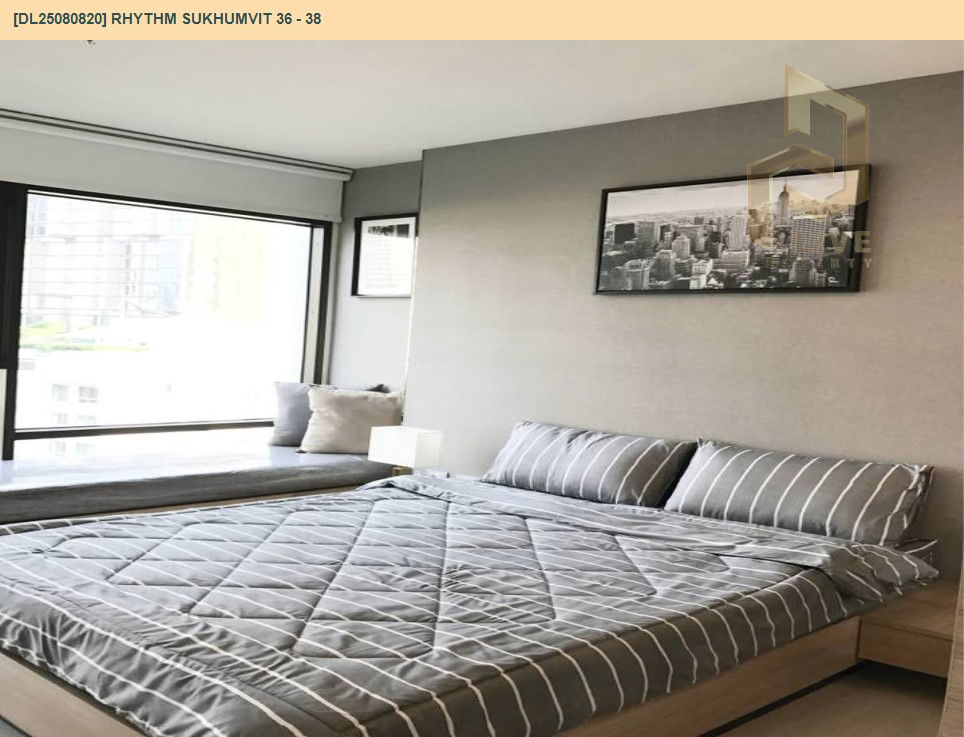 picture DL25080820 Condo for rent, Rhythm Sukhumvit 36 - 38 near BTS Thong Lo, ready to move in, call urgently 0656133286 LineID @534wlwof - 3/13