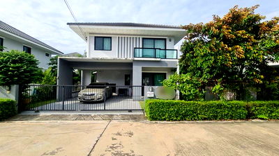 บ้านเดี่ยว ม.เกษตรศาสตร์ ศรีราชา : ขายบ้านเดี่ยวมือสอง โครงการมณีรินทร์ ไพรเวซี่ ศรีราชา ชลบุรี 