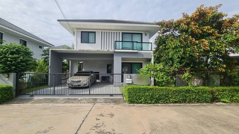 รูป ขายบ้านเดี่ยวมือสอง โครงการมณีรินทร์ ไพรเวซี่ ศรีราชา ชลบุรี  - รูปที่ 1/10