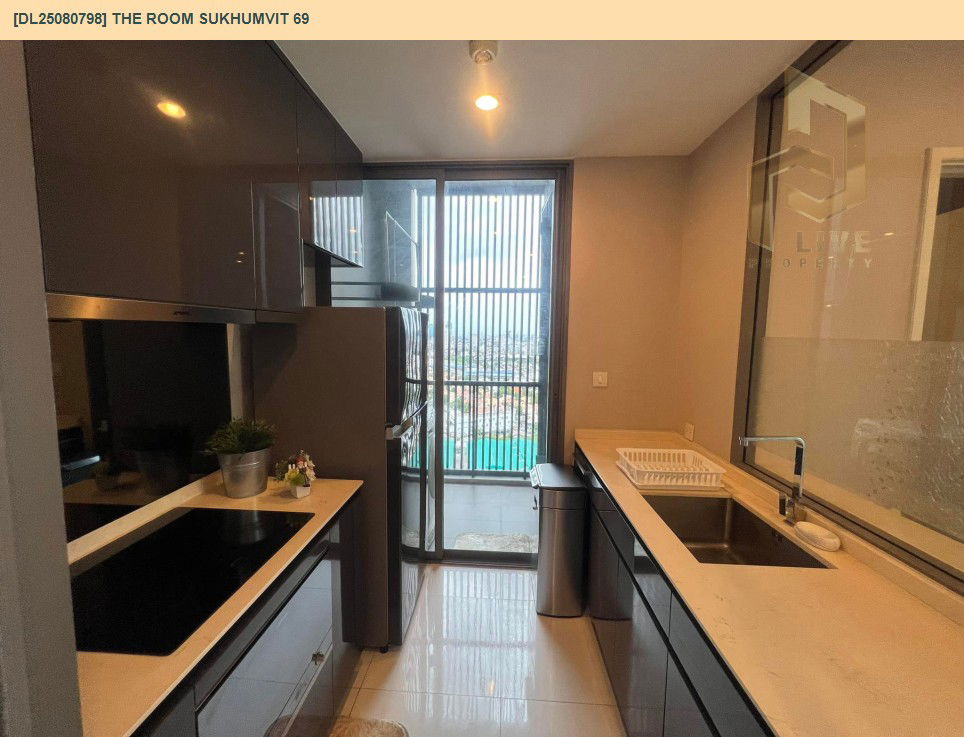 รูป DL25080798 ให้เช่าคอนโด เดอะ รูม สุขุมวิท 69 (The Room Sukhumvit 69) ใกล้ BTS พระโขนง พร้อมเข้าอยู่ โทรด่วน 0638692663 LineID @534wlwof - รูปที่ 7/9