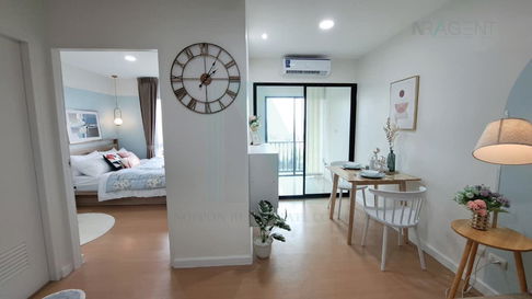 ให้เช่าคอนโด ไอ คอนโด สุขุมวิท 103 อาคาร 1 ชั้น 7 1 ห้องนอน ขนาด 31.00 ตรม ใกล้ โรงเรียนนานาชาติ Berkly