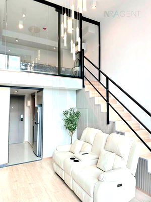 Condos for rent : For Rent Condo IDEO RAMA 9 - ASOKE Building 1, Floor 35,Duplex, Room size 35 sqm