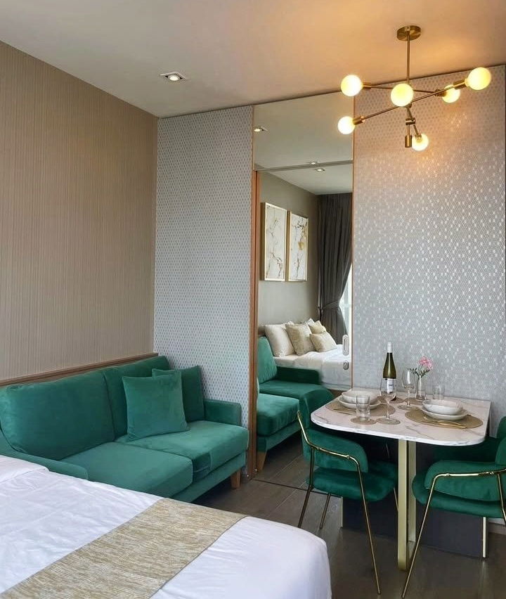 picture TA5596📲LineID @556ryccg🚞Studio 29 sqm Floor 34 Tower6 Fully furnished Park Origin Phromphong near BTS Phrom Phong, Benjasiri park, Emporium - 2/10